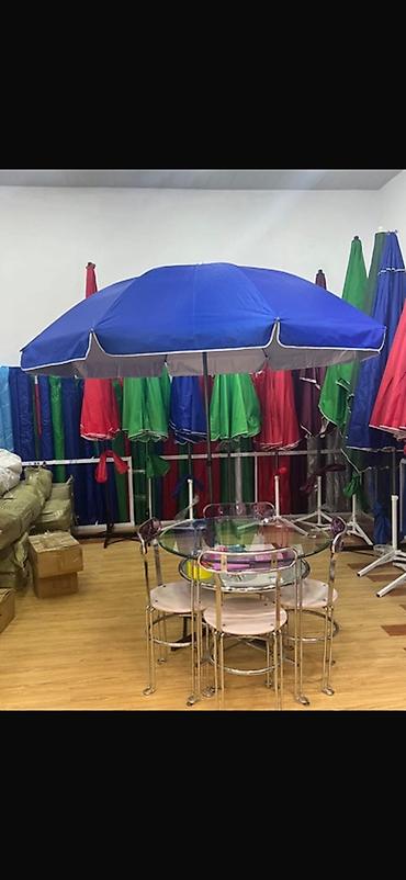 зонт большой пляжный: Kafe, həyət və bağ üçün böyük diametrli günlük çətir - Növ — 5