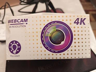 цифровая рамка для фото: Веб-камера 4K с подсветкой и штативом Ключевые особенности: - — 2