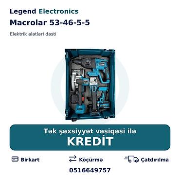 açar dest: Elan başlığı: Elektrik alətlər dəsti Macrolar 53-46-5-5, 4-lü Elan — 1