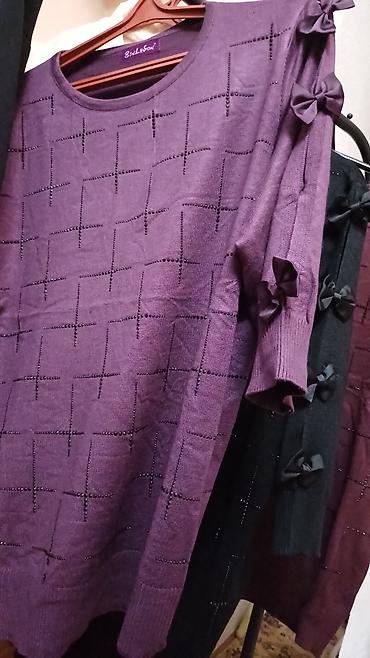 Кофты, свитеры: Кофта, Оверсайз, Удлиненная модель, Высокая горловина, Зима, Китай, L — 11