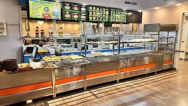 Линии раздачи: Линия раздачи для столовой/кафе (полный комплекс) Профессиональная — 3