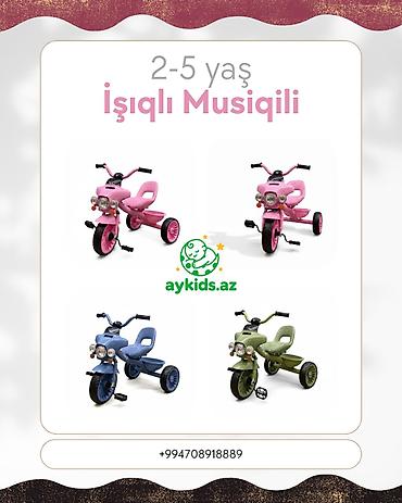 🚲✨ Yeni 507 Model 3 Təkərli Uşaq Velosipedi! ✨🚲 Balacalarınız üçün