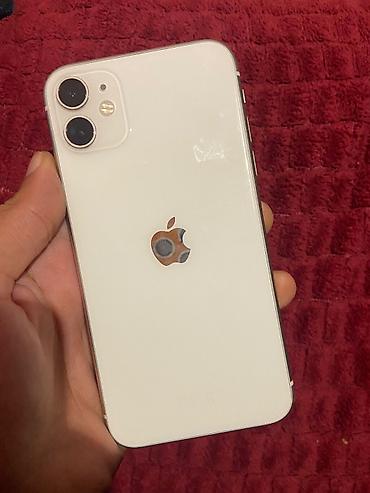 IPhone 11, 64 GB, Ağ, Simsiz şarj, Face ID