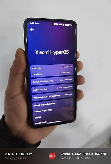 Poco: Poco F6 Pro, 512 GB, rəng - Qara, Sensor — 8