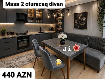 nar ciceyi: Mətbəx üçün stol-stul dəstləri Variant 1 – Masa + 4 oturacaq - Şüşə — 2