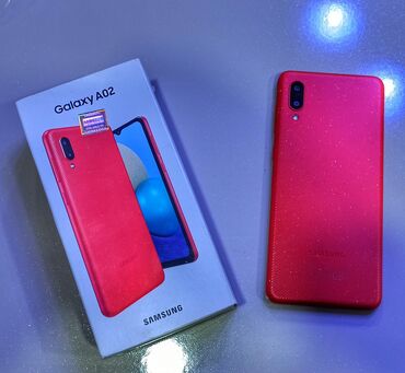 Samsung: Samsung A02, 32 GB, rəng - Qırmızı