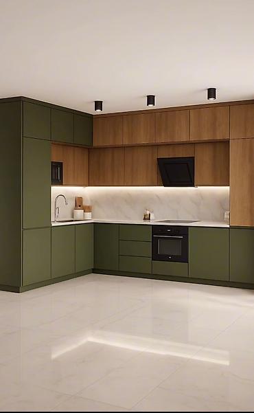 silver kitchen: Кухонный набор на заказ, По договорённости, Бесплатная доставка, Дизайн, проект — 1