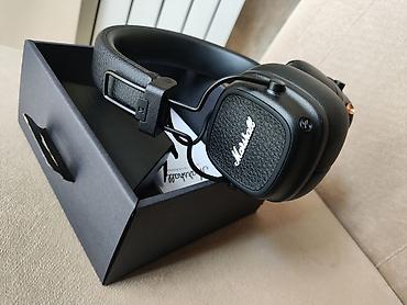sound: Yeni Simsiz (Bluetooth) Qulaqcıqlar, Marshall, rəng - Qara — 2