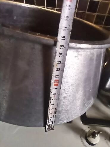 Qazanlar: Qazan, rəng - Gümüşü, Alüminium, 5-dən çox l, 32 sm, Rusiya — 6