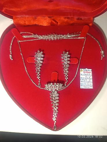 Zərgərlik dəstləri: Ağ qızıl, 585 Əyar — 5