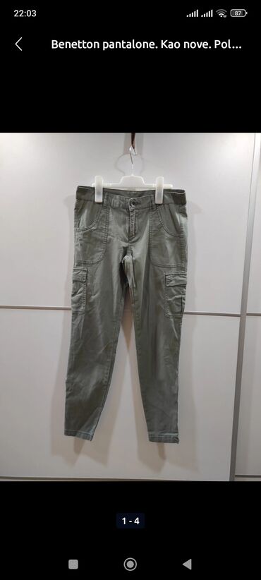 reserved pantalone zenske: S (EU 36), Spušteni struk, Drugi kroj pantalona