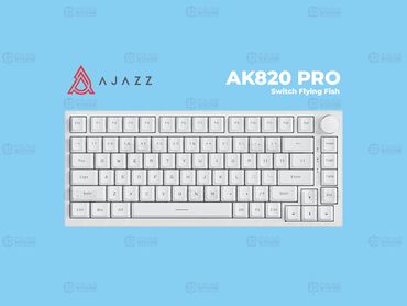 печатные платы: Клавиатура Ajazz AK820 Pro White (Switch Flying Fish) Ajazz AK820 Pro