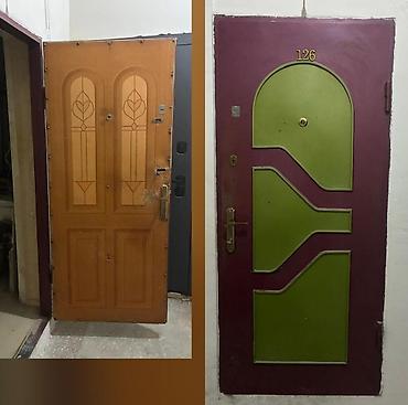 Seyf Qapı satılır qiyməti 140 manat ölçü eni 95 sm hündürlüyü 2.05 sm