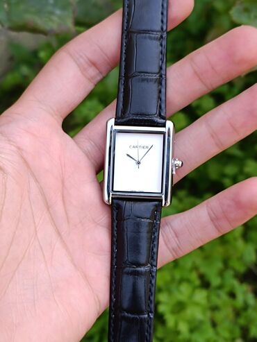 Qol saatları: Yeni, Qol saatı, Cartier, rəng - Qara — 6