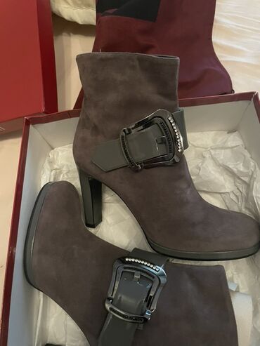 Botinka və botilyonlar: Ölçü: 37, rəng - Boz, Yeni — 4