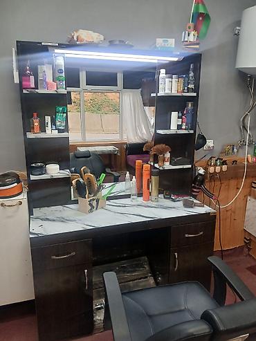 Salon, tibbi mebel dəsti: Unvan:(LENKERAN) Bərbər mebel dəsti və avadanlıqları - Geniş iş — 1