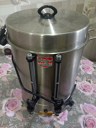 paslanmaz list: Sənaye tipli elektrikli samovar/çay qaynadıcı - Material: paslanmayan — 4