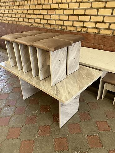 Кухонные столы и стулья: Кухонный стол и стул, Новый, Бесплатная доставка, Платная доставка, Самовывоз, цвет - Серый — 2