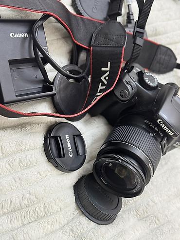 canon eos 1100d: Canon EOS 1100D DSLR fotoaparat dəsti Xüsusiyyətlər: - 12 MP APS-C — 2