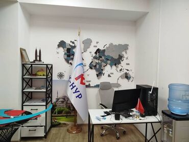 центральная мечеть: Сдаю Офис, 40 м², В бизнес центре, 1 линия
