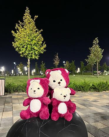 dilvin teddy: Мягкая игрушка «Мишка с капюшоном » 45см - Очаровательный плюшевый — 3