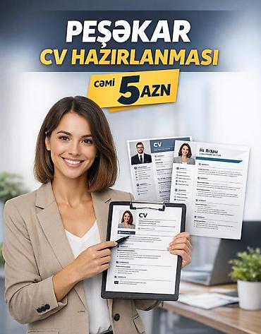 modeli: Peşəkar CV hazırlanması – cəmi 5 AZN Xidmətin xüsusiyyətləri: - — 1