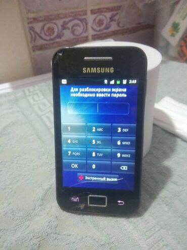 samsung телефона: Samsung Galaxy Ace Plus, цвет - Черный