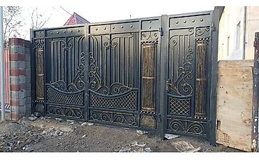 Кованые и стальные ворота под ключ + комплектующие - Изготовление