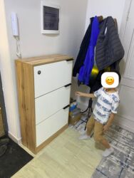 Тумбы и подставки для обуви: Обувница новые размер ширина 60 70 см глубина 28 см высота 1,20 — 9