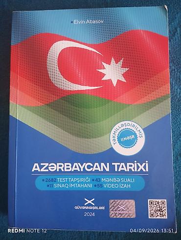 azeri sed: Tarix üzrə hazırlıq üçün kitablar dəsti 1) Elvin Abasov – “Azərbaycan — 1