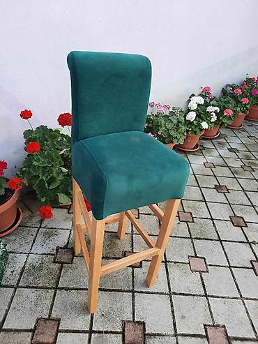 Stilske stolice: Barske stolice sa naslonom - Model: barske stolice sa visokim — 2