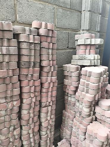 бетон талас: Тротуарная плитка, Другая модель, Бетонная, Для двора, Б/у — 2