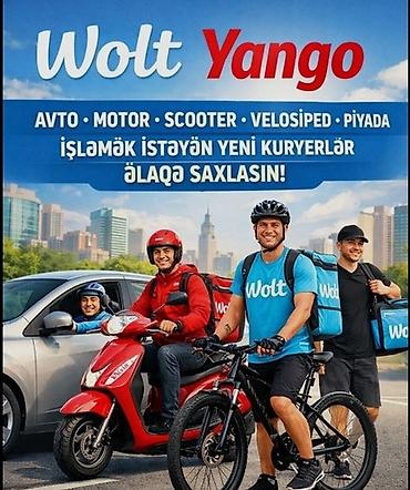 yango: Sürücü-kuryer tələb olunur, Şəxsi nəqliyyat vasitəsi ilə, Gündəlik ödəniş, Təcrübəsiz — 1