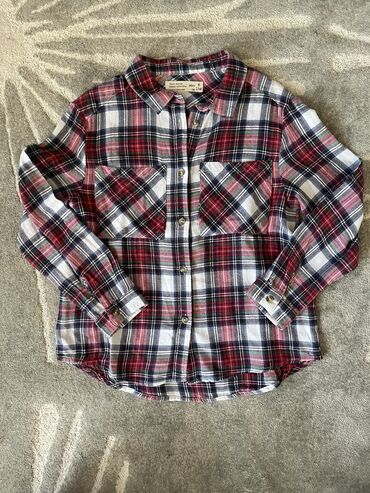 crna kosulja cena: Zara, Long sleeve, Plaid, 128-134