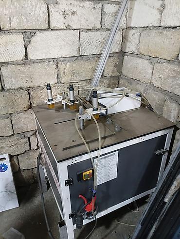 künc kəsən mişar: LANKANG 45°/90° alüminium və PVC profillər üçün künc kəsim dəzgahı - — 3