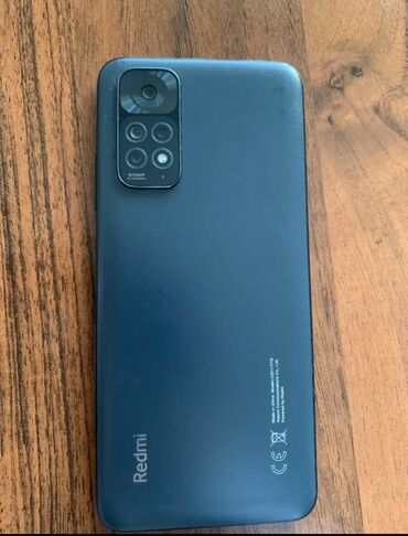оперативная память golden memory: Redmi, Redmi Note 11, Колдонулган, 64 ГБ, түсү - Боз, 2 SIM