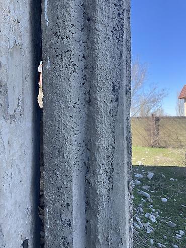 плиты заборные: Железобетонная заборная плита, Б/у — 3