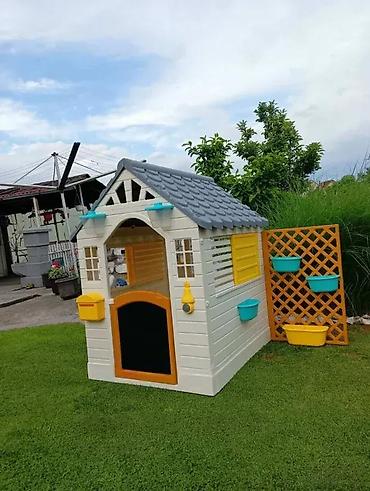 Sve za dečije igralište: Dečija baštenska kućica Dolu – Garden Playhouse - Prostrana plastična — 3