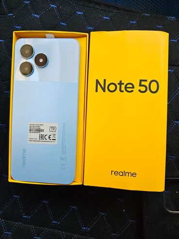 Realme: Realme Note 50, Новый, 128 ГБ, цвет - Голубой, 2 SIM