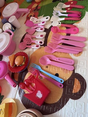 Наборы посуды: Большой набор детской посуды и кухонных принадлежностей для игры в — 5