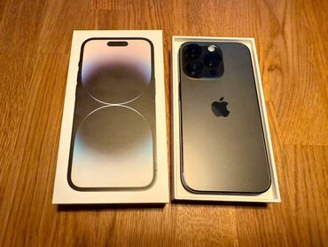 Мобильные телефоны: IPhone 14 Pro, Новый, 128 ГБ, Midnight, Чехол, 87 %