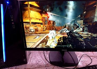 Настольные ПК и рабочие станции: Игровой ПК с подсветкой в кLорпусе DELUX процессор lntel Core i3 4130 — 4