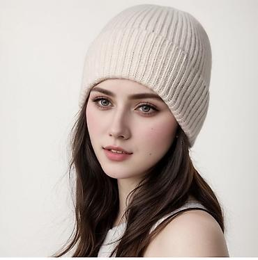 Шапки: Шапка, Бини, Пряжа, Зима, Вязаная модель — 8