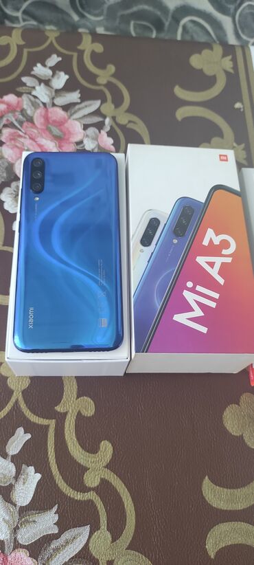 xiaomi mi a3 бу: Xiaomi Mi A3, 128 GB, rəng - Mavi, 
 İki sim kartlı
