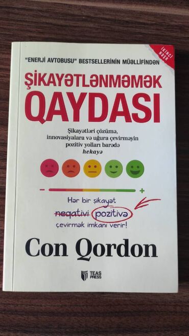 Kitab satılır – “Şikayətlənməmək Qaydası” – Jon Qordon Motivasiya və