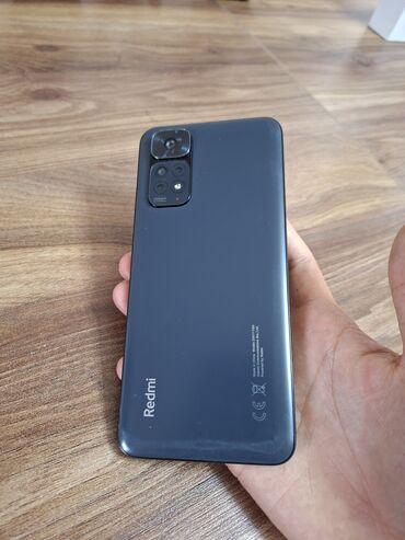 ВАЗ (ЛАДА): Redmi Note 11S, 128 ГБ, цвет - Черный, Гарантия, Кнопочный, Отпечаток пальца