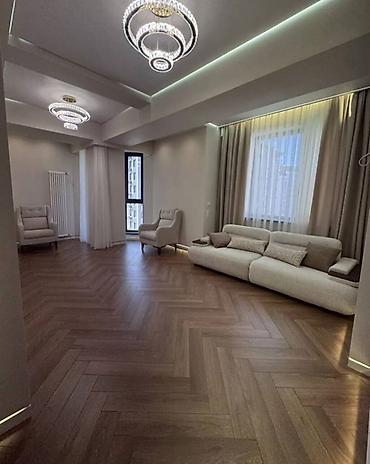 elegance stroy: 3 комнаты, 105 м², Асанбай мкр Элитка, 10 этаж, Дизайнерский ремонт — 1