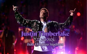 Başqa xidmətlər: JUSTIN TIMBERLAKE Bakı konsertinə 2 bilet satılır! 27 iyul 2025 |