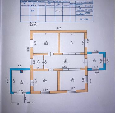 дома за городом бишкек: Дом, 85 м², 8 комнат, Собственник, Старый ремонт