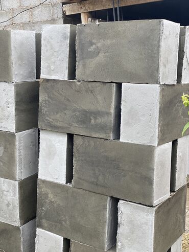 бетонный блок: Стандартный, Серый, 500 x 300 x 200, Платная доставка